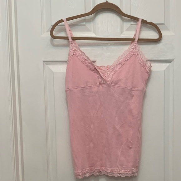 aerie Tops - Aerie - Pink Ribbed Tank Top aerie Tops - Aerie - Pink Ribbed Tank Top